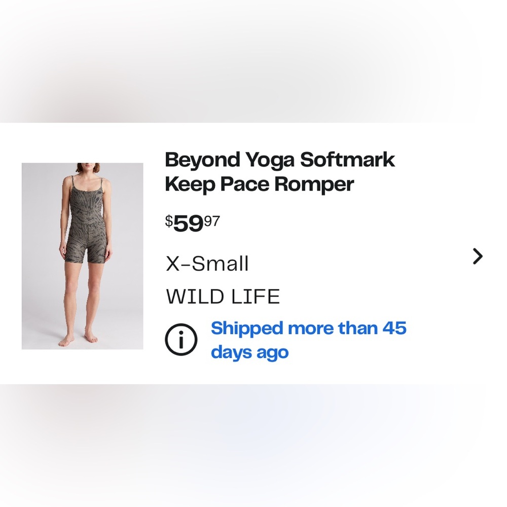 Beyond Yoga Wild Life Romper